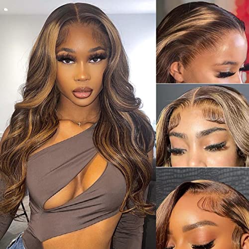 13x4 HD Blonde Lace Front Human Hair Wig for Women Natural Look Comfortable Fit