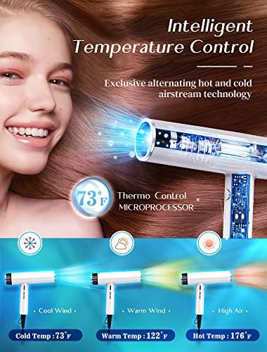 T3 Featherweight Hair Dryer with Tourmaline for Fast Drying and Shine 1875 Watts - Image 3