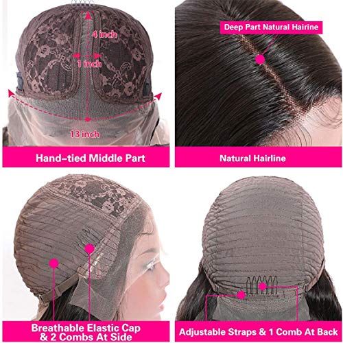 T Part Human Hair Wig for a Natural Look - Comfortable Fit and Realistic Style - Image 6