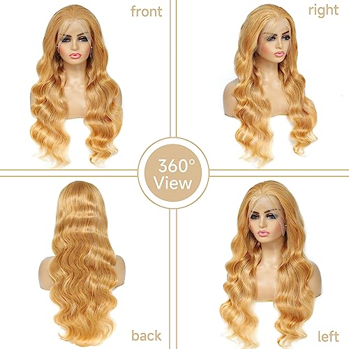 Blonde Human Hair Lace Front Wig - Image 4