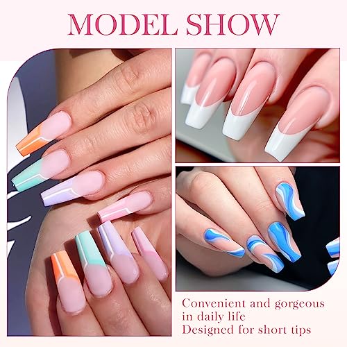 Black Tip Acrylic Nails, 24 Count, Durable, Stylish, Salon Quality - Image 6