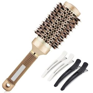 Salon Pro Round Hair Styling Brush for All Hair Types, Creates Volume and Curls