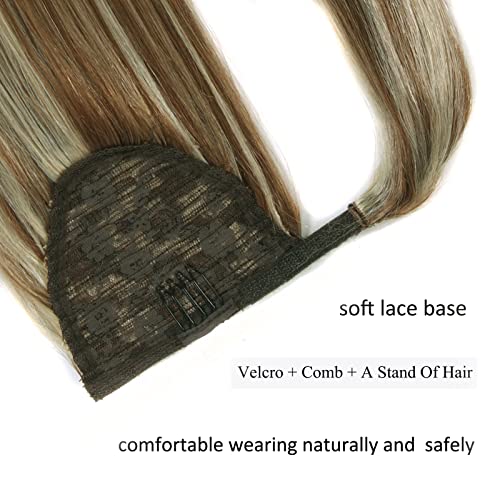 24 Inch Blonde Human Hair Ponytail Extension Clip-In for Natural Full Look - Image 8