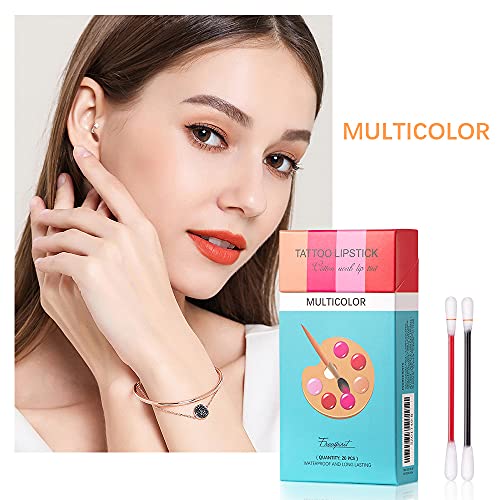 Vivid Tattoo Lipstick Stain, Long-Lasting Wear, Assorted Beautiful Shades, 10ml Capacity - Image 2