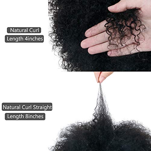 Short Afro Kinky Human Hair Wig for Women, Natural Look, Comfortable Fit - Image 2