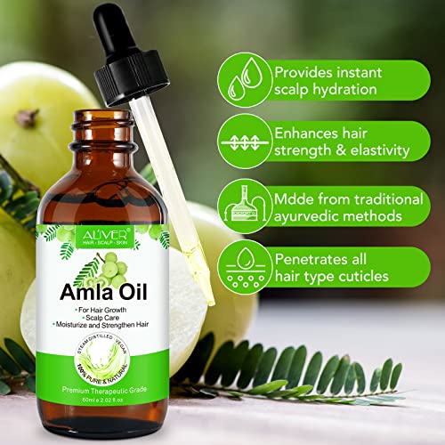 Nourishing Amla Powder and Coconut Oil Hair Mask for Stronger, Healthier Hair, 200g - Image 2