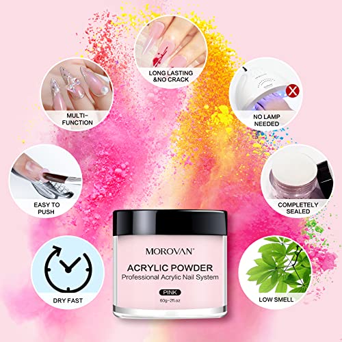 24 Piece Rose Quartz Acrylic Nails Set for Stylish, Durable Manicures - Image 3