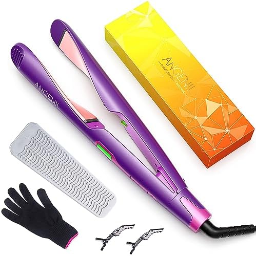 2-in-1 Rotating Hair Brush Straightener for Smooth, Effortless Styling