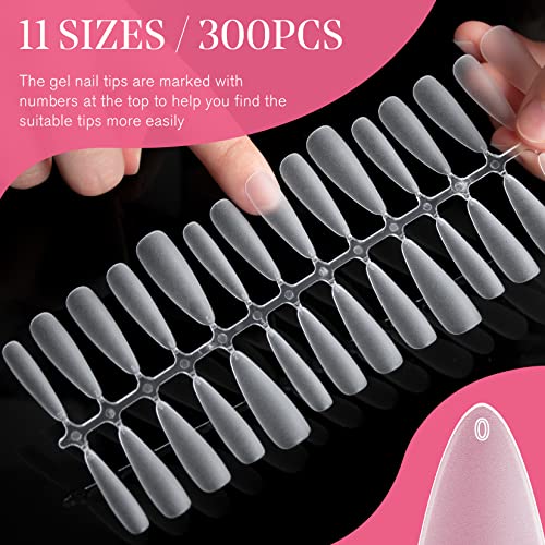 Long Almond Acrylic Nails - Image 6