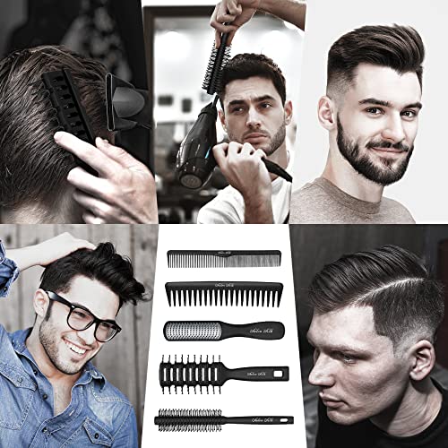 Men's Professional 2.5-Inch Round Hair Styling Brush for Maximum Volume - Image 7