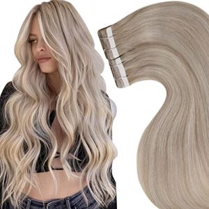 20 Inch Tape-In 100% Human Hair Extensions for Natural Volume and Length