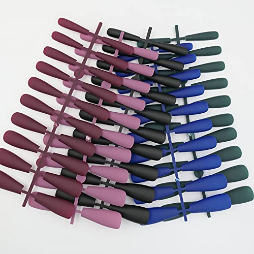 Stylish Two-Tone Acrylic Nail Set for Both Hands - Perfect for Nail Art - Image 6