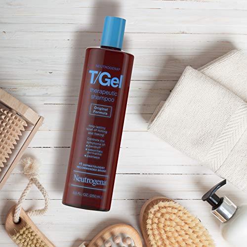 T/Gel Therapeutic Shampoo for Flaky Scalp 8 fl oz Bottle - Image 8