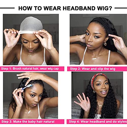 Braided Human Hair Headband Wig - Image 6