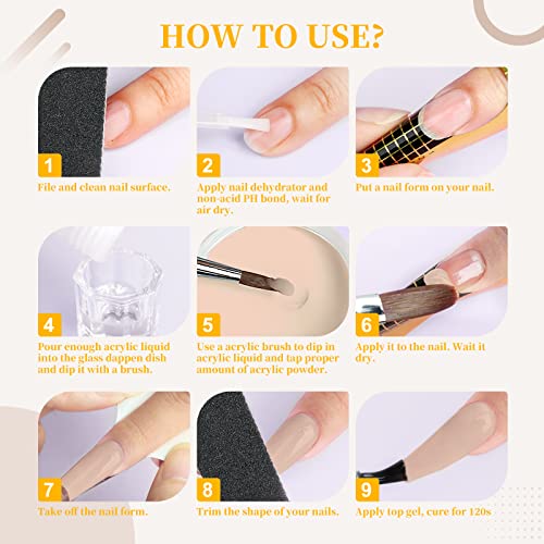 Tan Acrylic Nails - Stylish, Versatile Options for All Nail Sizes - Image 7