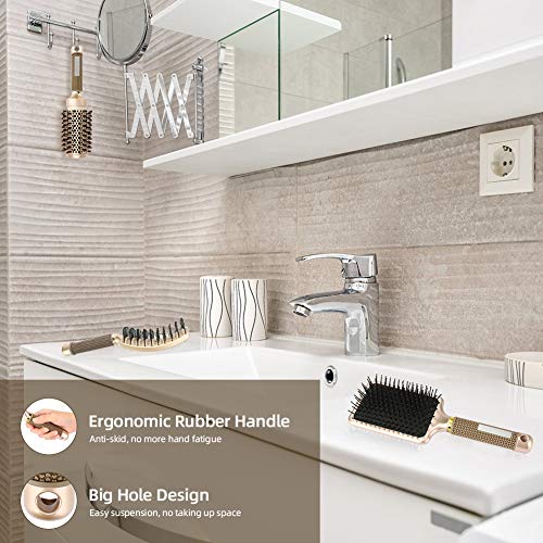 T3 Professional 3-Piece Hair Brush Set for All Hair Types, Ergonomic Comfort Grip - Image 5