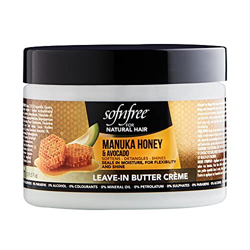Creme of Nature Pure Honey Leave-In Conditioner 8 oz for Moisturized Soft Hair