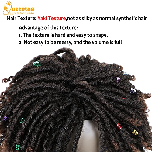 Natural Look 22 Inch Human Hair Dreadlock Wig Full-Head Style For Women - Image 4