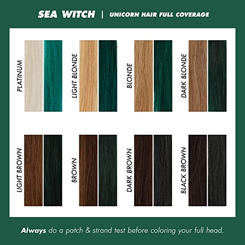 Vibrant Emerald Green Hair Color 4 oz with Argan Oil for Nourished Hair - Image 5