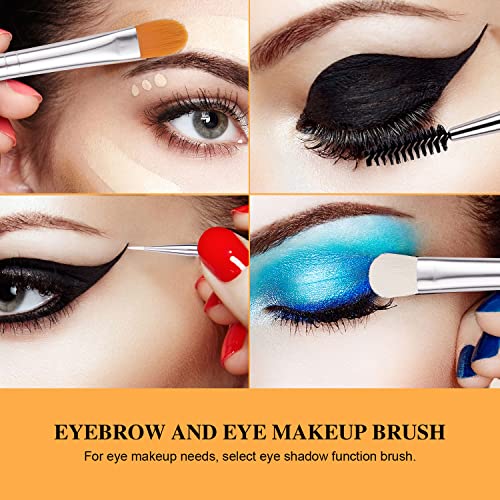10 Piece Synthetic Hair Makeup Brush Set for Flawless Application and Easy Cleaning - Image 8