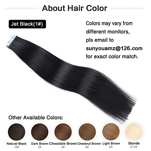Natural 20-Inch Human Hair Tape-In Extensions for Thick Volume - Image 3