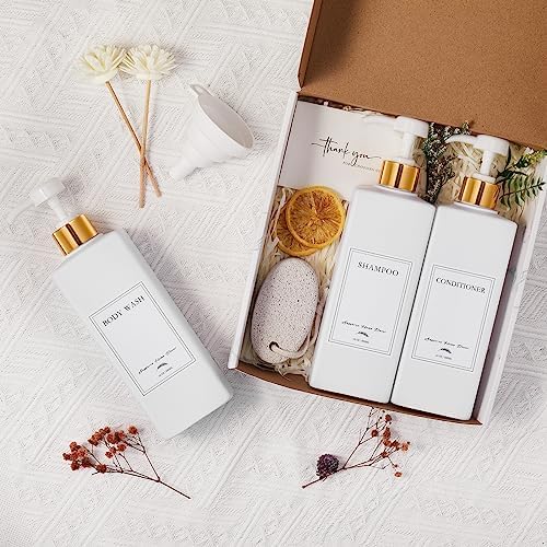 3-in-1 Shower Dispenser 16 oz Capacity for Shampoo Conditioner Body Wash - Image 6