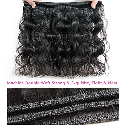 100% Human Hair Premium Bundles and Closure Set - Soft, Durable, Medium Brown - Image 8