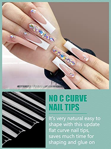 Tapered Square Acrylic Nail Design - Image 3