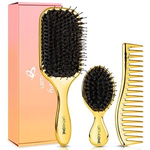 Balmain Gold Hair Brush Luxury Styling Tool for Effortless Hair Management and Shine