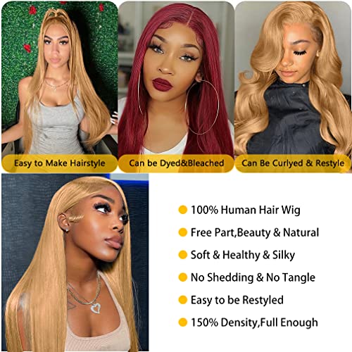 Blonde Lace Front Human Hair Wig - Image 4