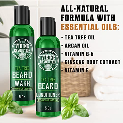 8 oz Argan Oil Beard Shampoo Nourishing Cleanser for Healthy Facial Hair - Image 3