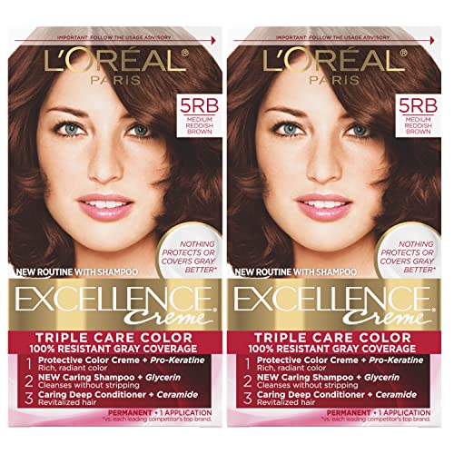 5R Light Red Brown Argan Oil Hair Color 3.4 oz Vibrant Shine Cream