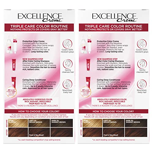 5R Light Red Brown Argan Oil Hair Color 3.4 oz Vibrant Shine Cream - Image 7