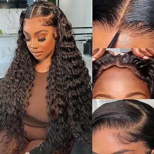 22 Inch Curly Lace Front Human Hair Wig for Women Natural Look and Feel