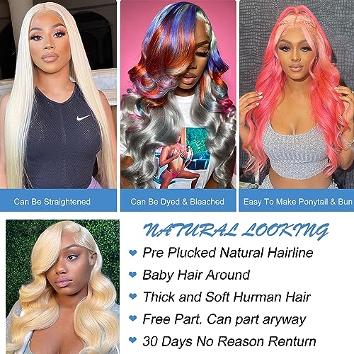 613 Blonde 100% Remy Human Hair Wig with Natural Look and Adjustable Cap Size - Image 4