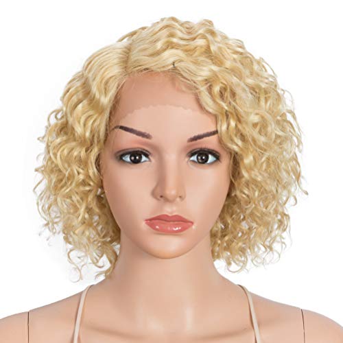 613 Blonde Curly 150% Density Human Hair Wig for Natural Look