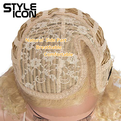 613 Blonde Curly 150% Density Human Hair Wig for Natural Look - Image 5