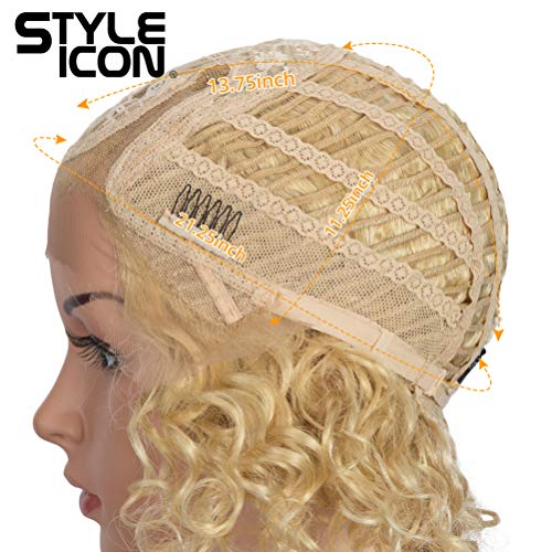 613 Blonde Curly 150% Density Human Hair Wig for Natural Look - Image 6