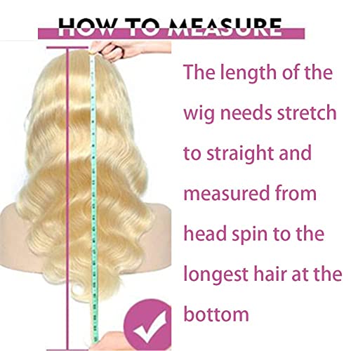 613 Blonde Human Hair Lace Front Wig, Natural Look, Adjustable Cap Size - Image 6