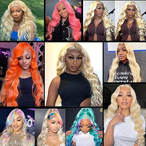 613 Blonde 13x4 Lace Frontal Wig 100% Human Hair Natural Look - Image 6