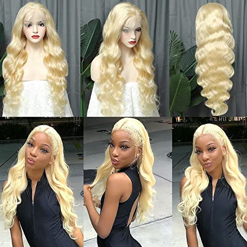 613 Blonde 13x4 Lace Frontal Wig 100% Human Hair Natural Look - Image 8