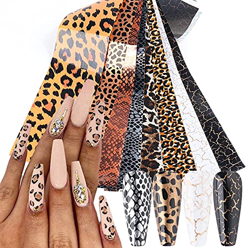 Animal Print Acrylic Nails Set for Stylish Manicure - 24 Pieces, Easy Application - Image 2