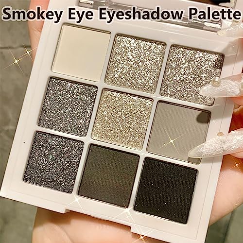 12 Shade Black Grey Eyeshadow Palette for Stunning Eye Looks - Image 4