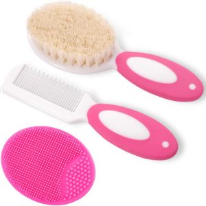 Soft Bristle Personalized Baby Girl Hair Brush for Gentle Grooming