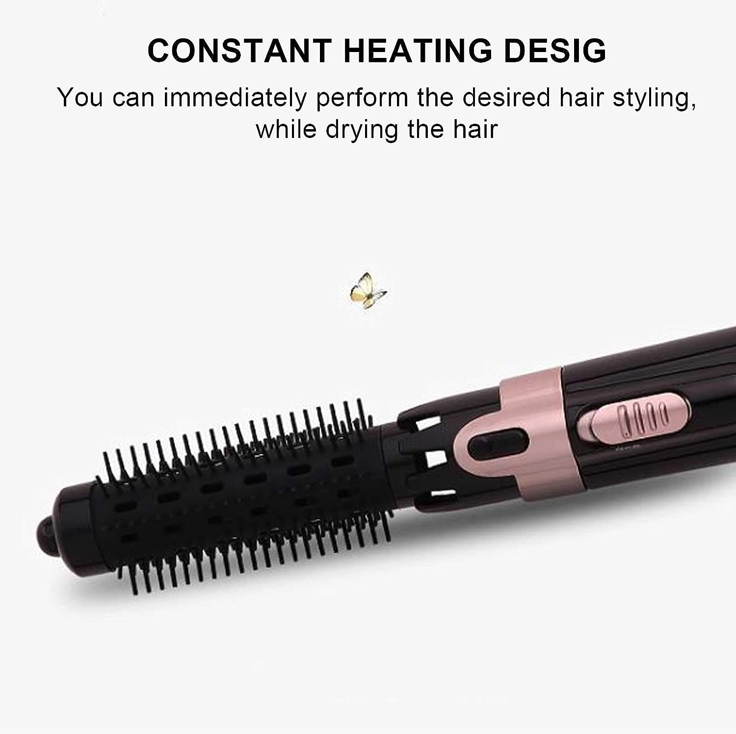 2-in-1 Blow Dryer Curling Iron Fast Heat-Up Compact Design Travel Size - Image 3
