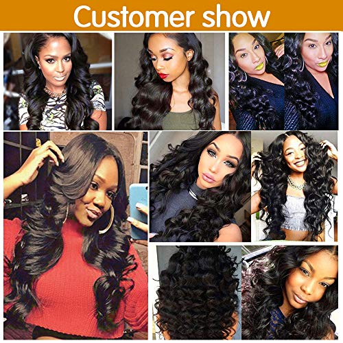 Romance Curl Natural Human Hair Weave 18 Inch Full Volume - Image 8