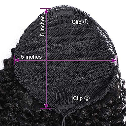 18 Inch Natural Human Hair Drawstring Ponytail for Effortless Styling - Image 7