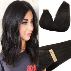20 Inch Real Human Hair Tape-In Extensions for a Natural Look and Feel