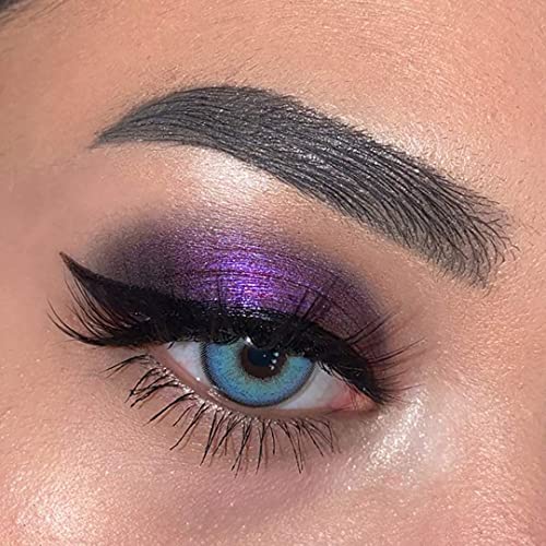 90s Blue Eyeshadow Palette Retro Makeup Collection for Bold Eye Looks - Image 5