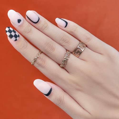 90s Retro Acrylic Nails Set for Fun Stylish Looks - Image 4